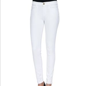 White Skinny Frame Jeans